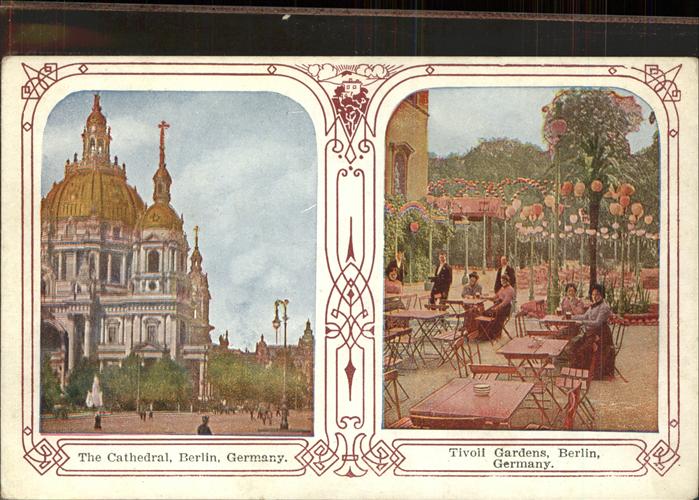 BERLIN  CITY Tivoil Gardens Cathedral