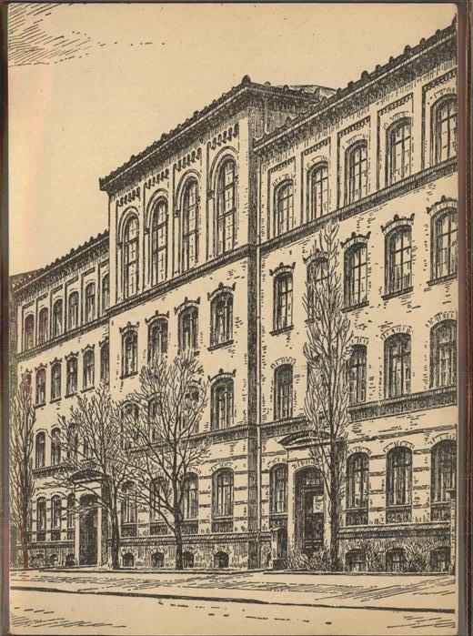 BERLIN  CITY Borsig-Oberschule Zeichnung