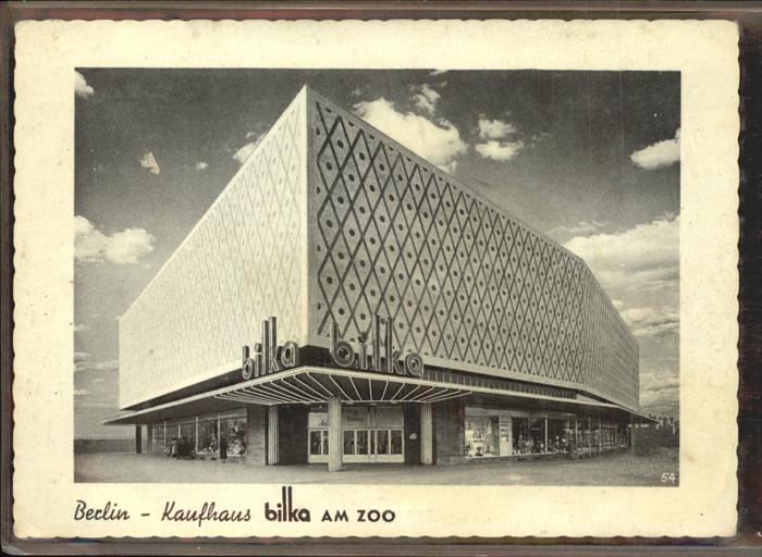 BERLIN  CITY Kaufhaus bilka Am Zoo