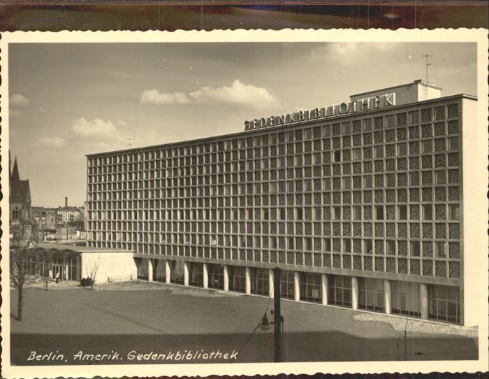 BERLIN  CITY Amerik. Gedenkbibliothek