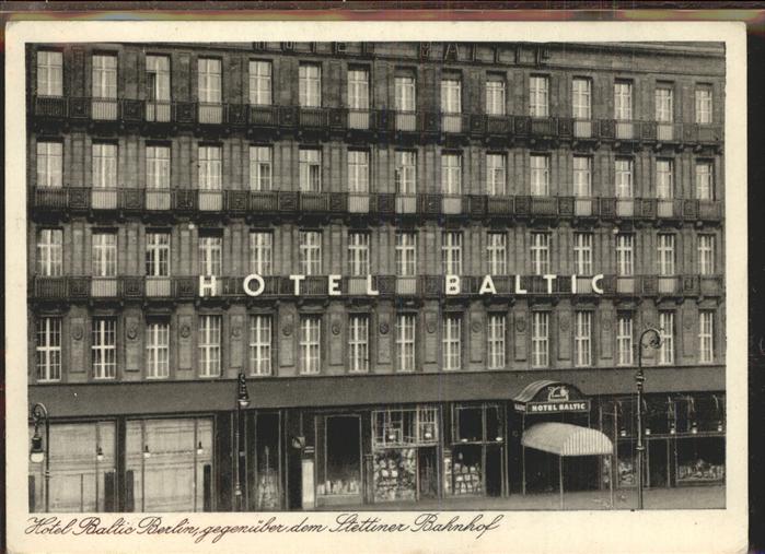 BERLIN  CITY Hotel Baltio Stettiner Bahnhof