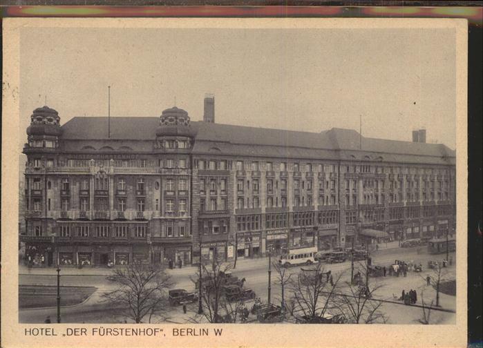 BERLIN  CITY Der Fuerstenhof Hotel