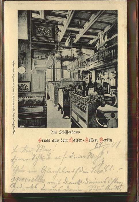 BERLIN  CITY Im Schifferhaus Kaiser-Keller