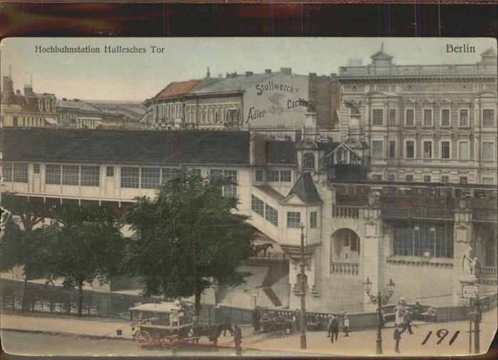 BERLIN  CITY Hochbahnstation Hallesches Tor