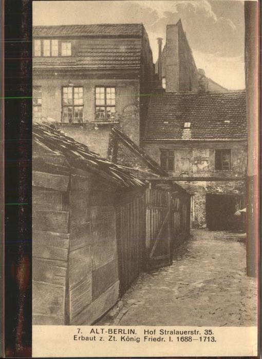 BERLIN  CITY Hof Stralauerstr. 35