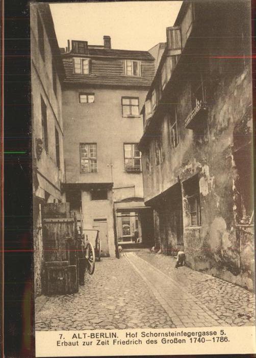 BERLIN  CITY Hof Schornsteinfefergasse 5