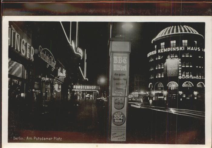 BERLIN  CITY Am Potsdamer Platz