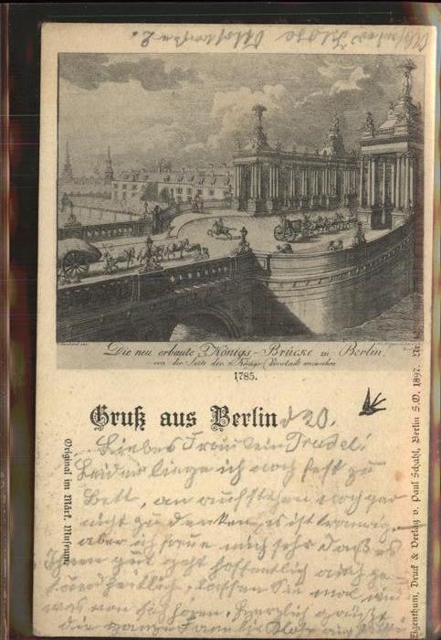 BERLIN  CITY Koenigs-Bruecke 1735