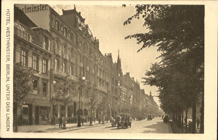 BERLIN  CITY Hotel Westminster Unter den Linden