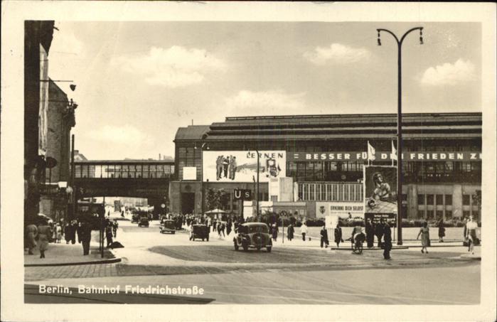 BERLIN  CITY Bahnhof Friedrichstrasse