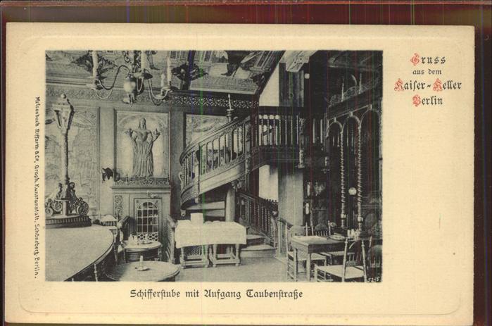 Berlin Kaiser-Keller Sdhifferstube
