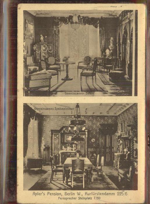 BERLIN  CITY Apler's Pension Ku'damm 225