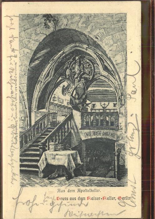 Berlin Kaiser-Keller Apostelkeller