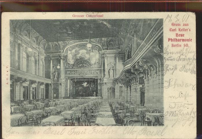 Berlin Neue Philharmonie Grosser Concertsaal