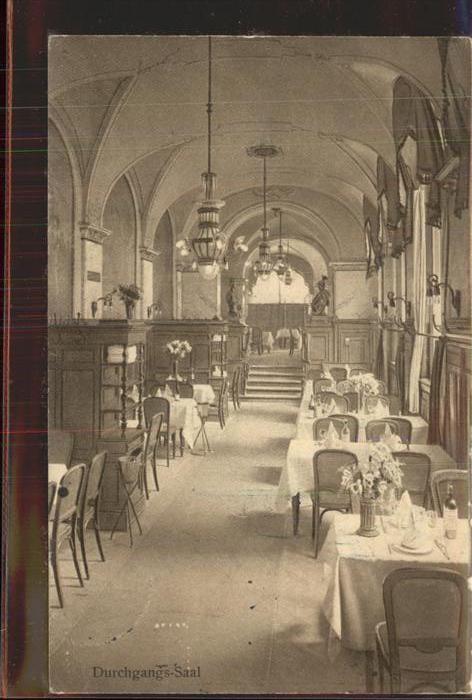 Berlin Weinstuben Kempinski Durchgangs-Saal