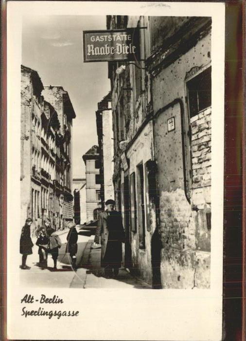 BERLIN  CITY Sperlingsgasse Gaststaette Raabe-Diele