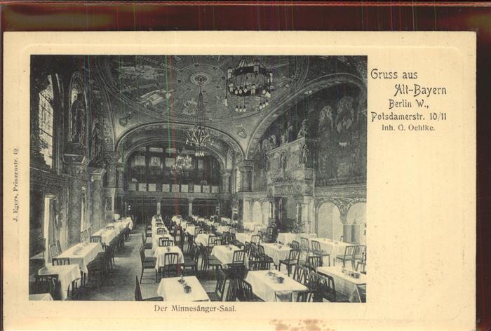 Berlin Alt-Bayern Minnesänger-Saal