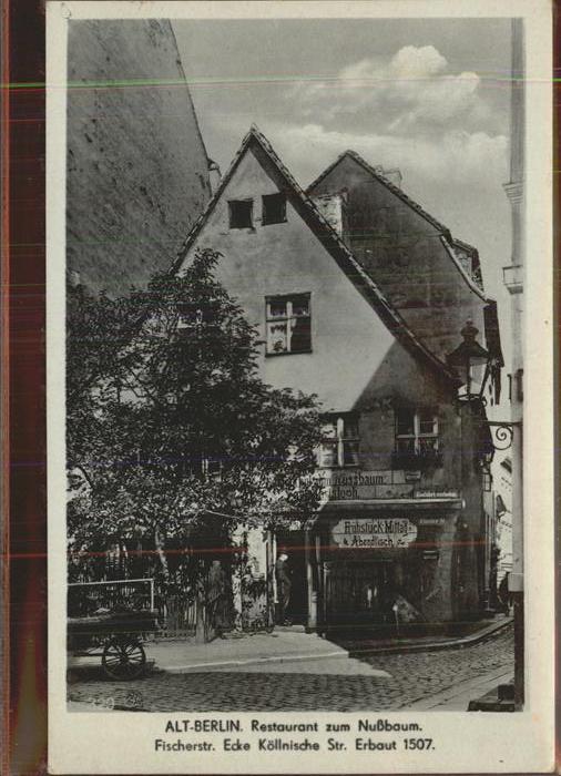 Berlin Restaurant zum Nussbaum