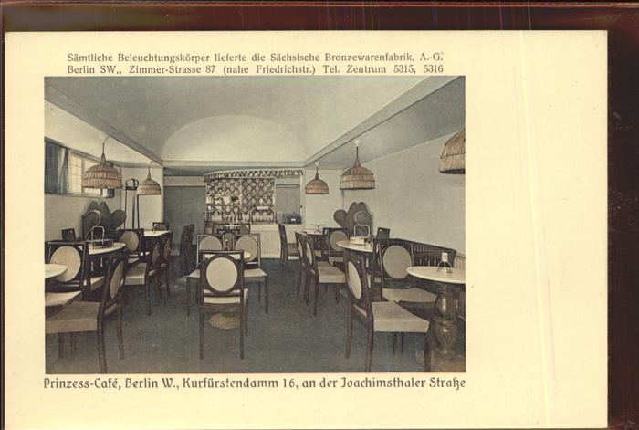 BERLIN  CITY Prinzess-Cafe