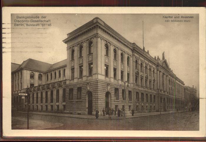 Berlin Bankgebäude Disconto-Gesellschaft