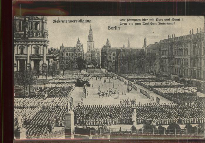 Berlin Rekrutenvereidigung