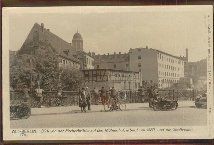 BERLIN  CITY Fischerbruecke Muehlenhof Stadtvogtei