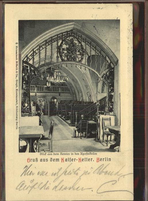 Berlin Kaiser-Keller Remter Apostelkeller