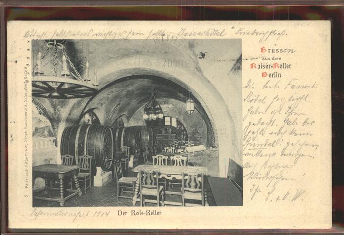 Berlin Kaiser-Keller Roter Keller