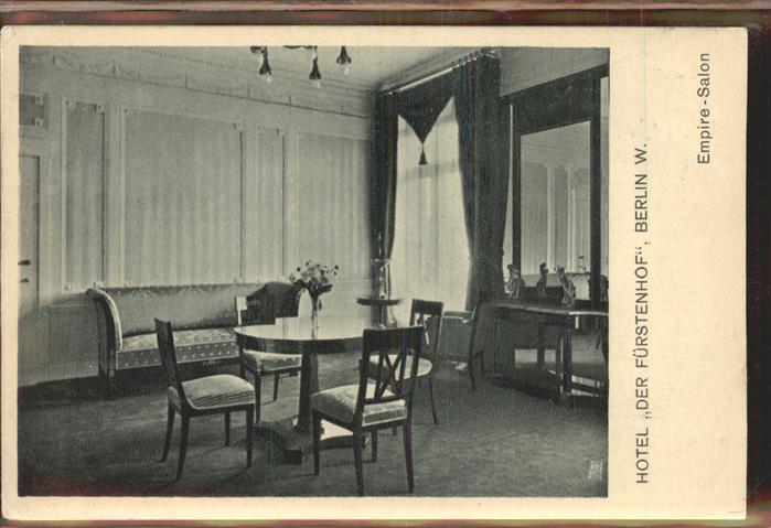 Berlin Hotel Der Fürstenhof Empire-Salon