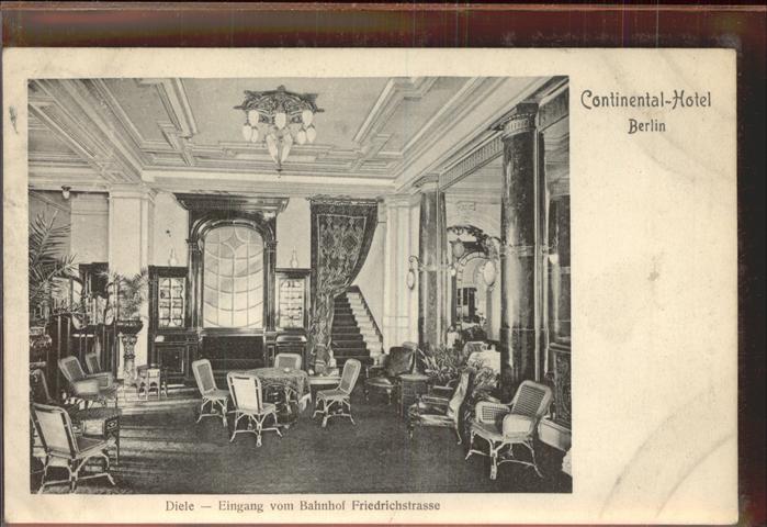 Berlin Continental-Hotel Diele