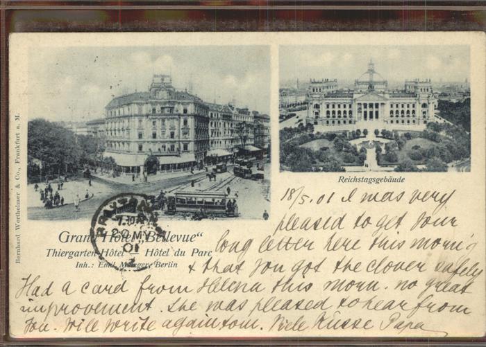 Berlin Reichstagsgebäude Grand Hotel Bellevue