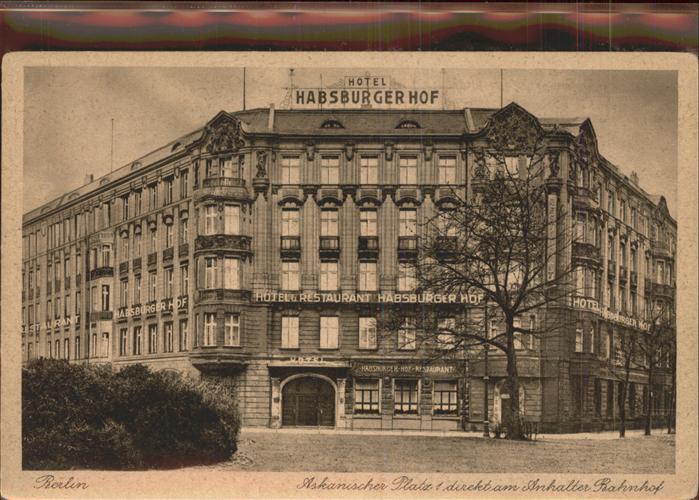 BERLIN  CITY Hotel Habsburger Hof