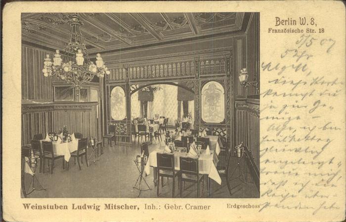 Berlin Weinstuben Ludwig Mitscher