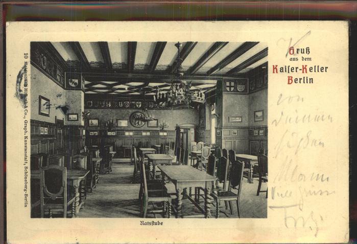 Berlin Kaiser-Keller Ratsstube