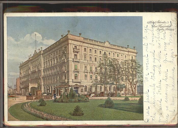 Berlin Hotel Atlantic Der Kaiserhof