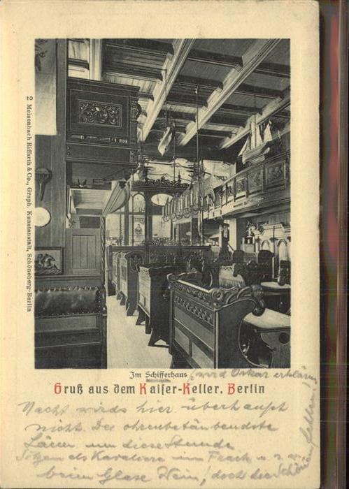 Berlin Kaiser-Keller Im Schifferhaus