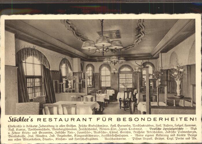 BERLIN  CITY Stoeckler's Restaurant NZ4