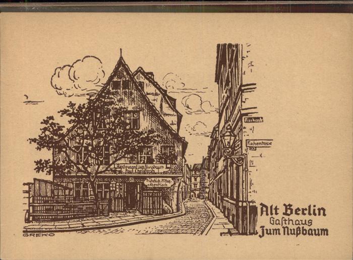BERLIN  CITY Gasthaus Zum Nussbaum