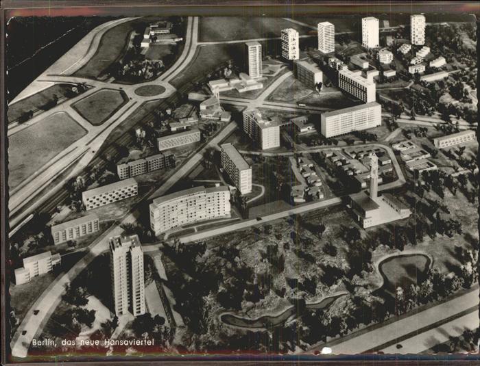 BERLIN  CITY Hansaviertel Luftbild
