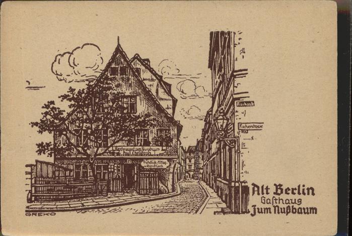 BERLIN  CITY Gasthaus Zum Nussbaum
