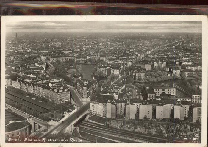 BERLIN  CITY Blick vom Funkturm