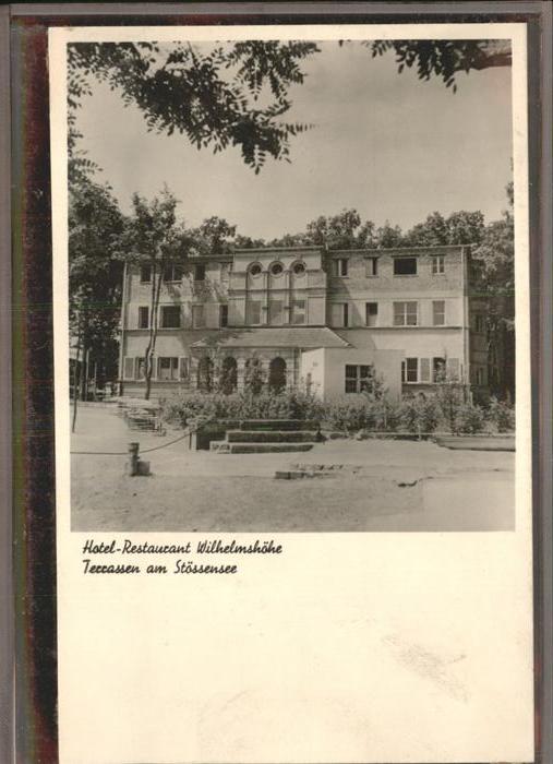 Stoessensee Berlin Hotel Wilhelmshöhe
