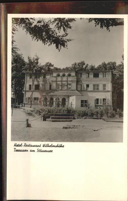 Stoessensee Berlin Hotel Wilhelmshöhe