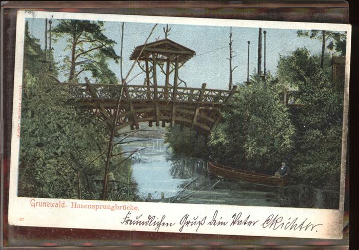Grunewald Berlin Hasensprungbrücke