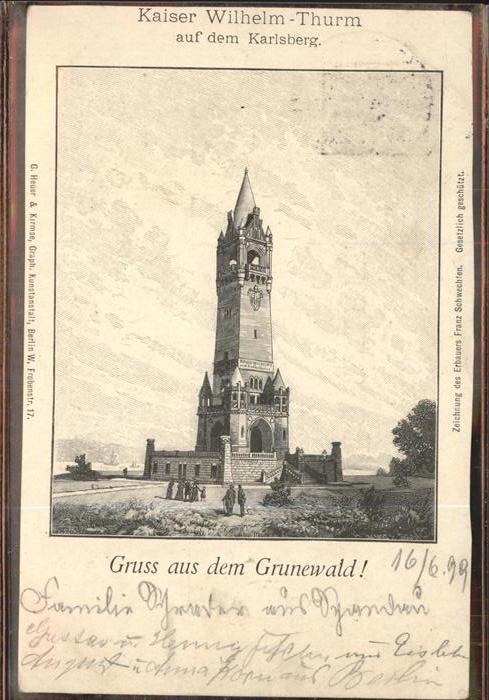 Grunewald Berlin Kaiser-Wilhelm-Turm
