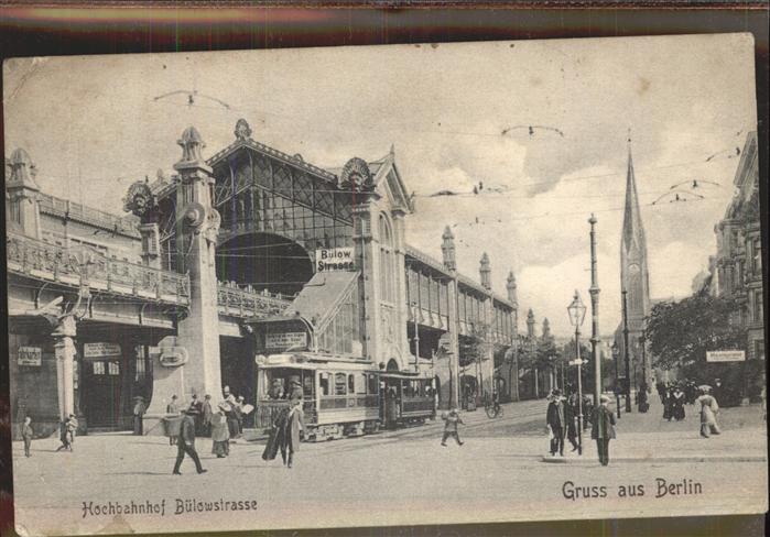 Berlin Hochbahnhof Bülowstrasse Straßenbahn