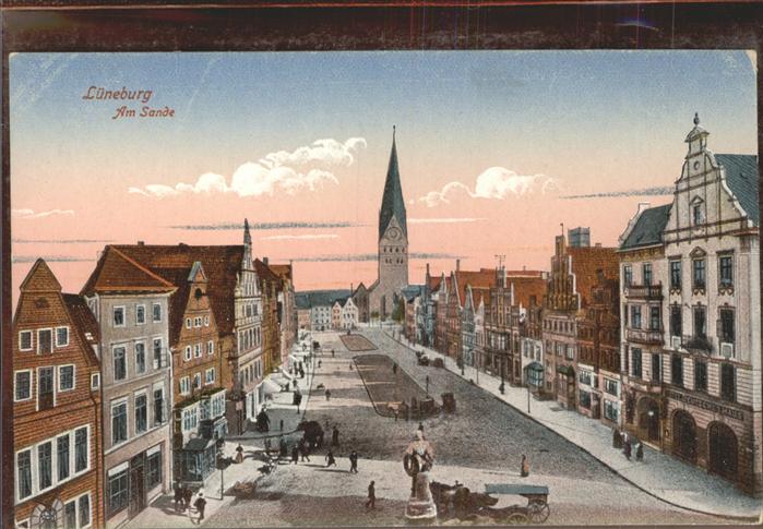 LueNEBURG  CITY Am Sande Pferdekutsche