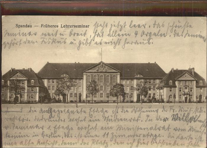 Spandau Früheres Lehrerseminar