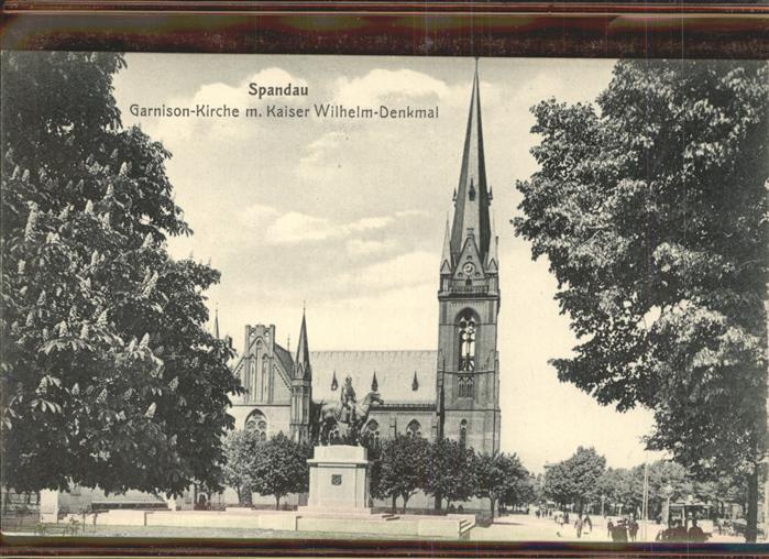 Spandau Garnison-Kriche Kaiser-Wilhelm-Denkmal