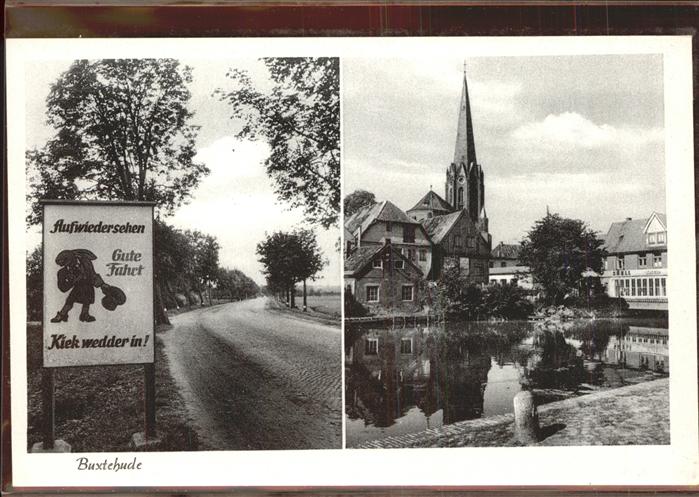 Buxtehude Ortsausgangsschild